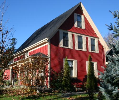 Showing east elevation