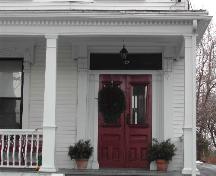 This photograph shows the entrance to the building, 2005; City of Saint John