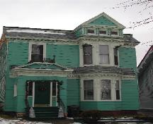 This photograph shows the contextual view of the building, 2005; City of Saint John