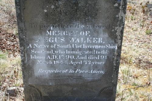 Detail of Walker stone