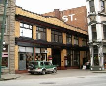 Exterior view of the Homer Street Arcade; City of Vancouver, 2004