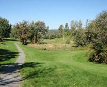 England's Hollow, looking downstream to the river, 2008; City of Miramichi