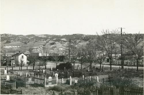 View across site