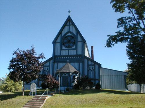 Front facade of the building