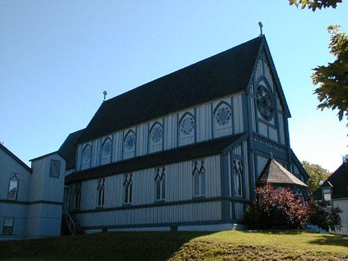 Side view of the building