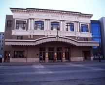 Vue générale du théâtre Pantages Playhouse, 1995.; Parks Canada/Parcs Canada, 1995.