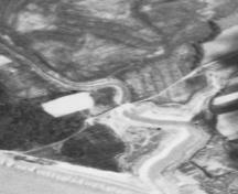 Photo aérienne de 1928; Acadian Museum, Université de Moncton