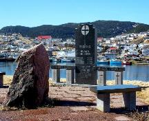 View of the Harbour Breton Landslide Monument overlooking the waters off Harbour Breton, NL.; Doug Wells 2009
