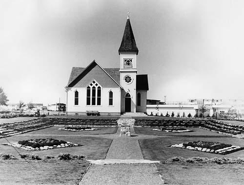 View looking south