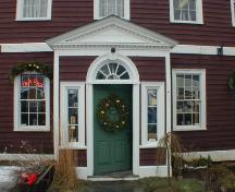 Adams-Ritchie House, Annapolis Royal, door detail, 2005; 