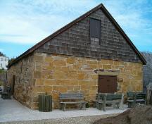 LeNoir Forge, Arichat, side elevation, 2004; Heritage Division, NS Dept. of Tourism, Culture and Heritage, 2004