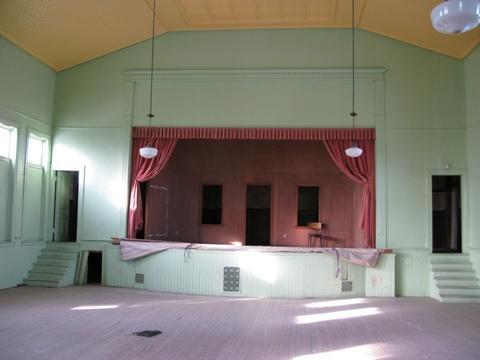 The second-floor opera hall