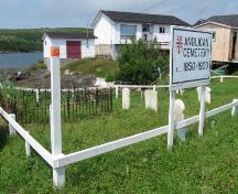View of the Church of England Cemetery, Burnt Islands, NL. Photo taken 2009. ; Bernadette Taylor 2009