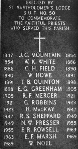 St. Bartholomew’s Memorial Stone