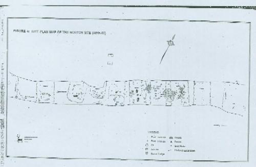 Site Plan, Norton Attawandaron Site, 2007