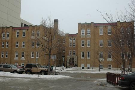 Front view of apartments