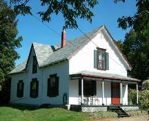 Caleb House, Paradise, N.s., southwest elevation, 2009.; Heritage Division, NS Dept. of Tourism, Culture and Heritage, 2009