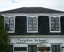 The Paradise School, Paradise, N.S., concave mansard roof, 2009.; Heritage Division, NS Dept. of Tourism, Culture and Heritage, 2009
