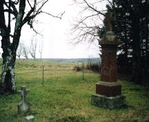 Showing Stewart stone with Bonshaw hills; PEI Genealogical Society, 2006