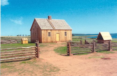Restored Doucet House and grounds