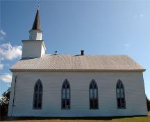 Side Perspective, Kings United Church, Loch Katrine, Nova Scotia, 2009.; Heritage Division, N.S. Dept. of Tourism, Culture and Heritage, 2009.