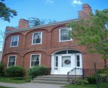 Arcaded façade of the McDougal Harrison House.; Callie Hemsworth, 2008