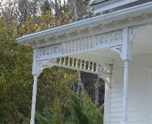 Porch ornamentation detail, 16 Cameron Road, Sherbrooke, NS; Heritage Division, NS Dept. of Tourism, Culture and Heritage, 2009