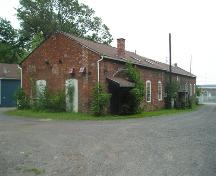 Rear and west elevation, Pictou Iron Foundry (building at 102 Front Street), Pictou, Nova Scotia, 2005.
; Heritage Division, NS Dept. of Tourism, Culture and Heritage, 2005.