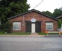 Front elevation, Pictou Iron Foundry (building at 100 Front Street), Pictou, Nova Scotia, 2005.
; Heritage Division, NS Dept. of Tourism, Culture and Heritage, 2005.