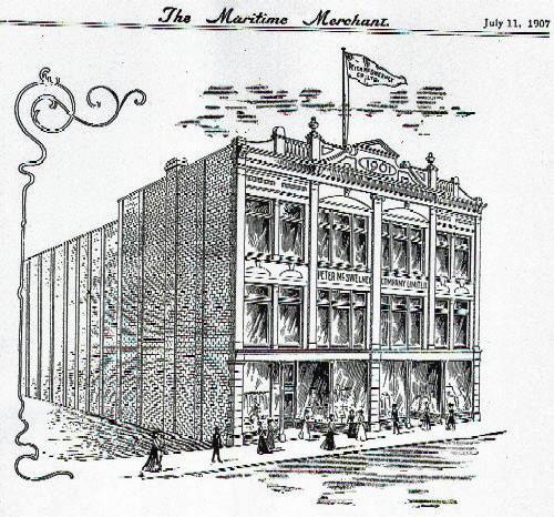 Peter McSweeney Company, Ltd. - c1903 - drawing