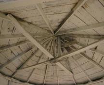 Détail du kiosque à musique de la société agricole de Strathclair, Strathclair, 2009; Historic Resources Branch, Manitoba Culture, Heritage and Tourism, 2009