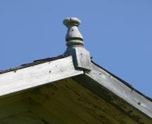 Detail of Riverland School, Lac du Bonnet area, 2009; Historic Resources Branch, Manitoba Culture, Heritage and Tourism, 2009