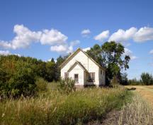 Façade principale - du sud de l'école Ruskin, région d'Ethelbert, 2007; Historic Resources Branch, Manitoba Culture, Heritage and Tourism, 2007