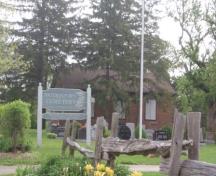 Of note is the sign identifying the Bridgeport Free Church and Cemetery.; Paul Dubniak, 2008.