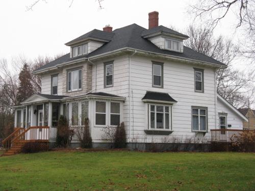 Showing east elevation