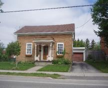 Of note is the unique pink coloured brick.; Chelsey Tyers, 2008.