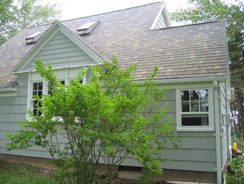 Showing west elevation