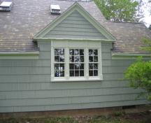 Detail of window on west elevation; Province of PEI, Darin MacKinnon, 2009