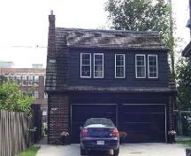 The coach house at the Dr. Charles W. Hoare House; City of Windsor, Nancy Morand, 2001