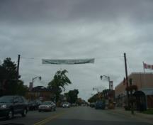 Featured is a streetscape in the commercial core.; Kirsten Pries, 2008.