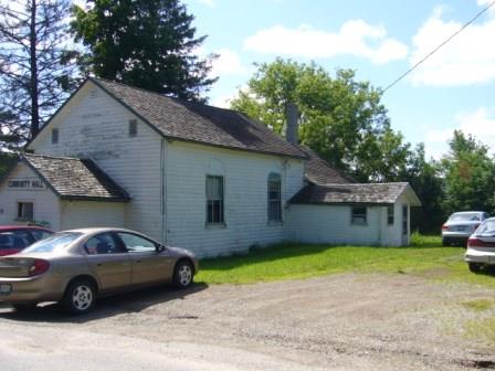 West elevation, Terra Cotta Community Hall, 2008