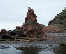 View of a seastack or "friar" in Friar’s Cove, Harbour Breton, NL. Photo taken 2009. ; Doug Wells 2010