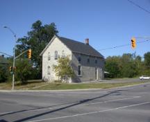 View of the corner of Montreal Street and Railway Street in Kingston.; RHI 2006