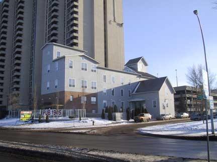 North and west elevations