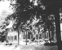 The front facade of the Cawthra-Elliot House, viewed from the northwest.; City of Mississauga