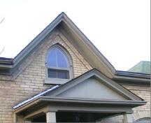 Of note is the centre gable with lancet window.; City of Brantford, n.d.