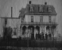 Archive image of front elevation verandah, c 1880; Donna Collings Collection