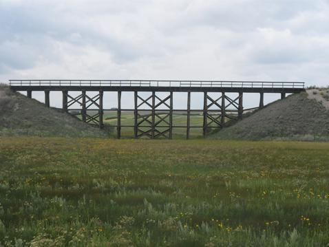 View looking North