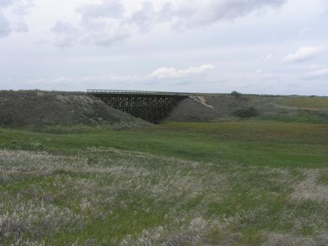 View looking North East