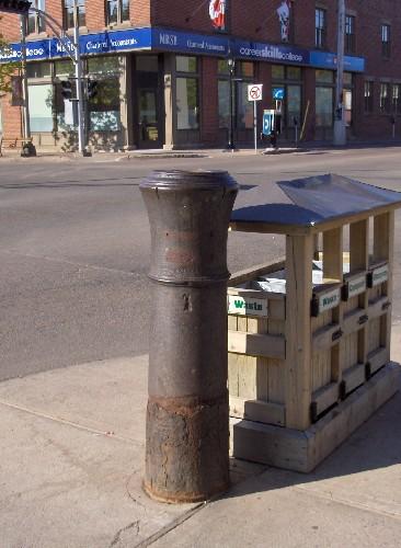 Cannon on street corner